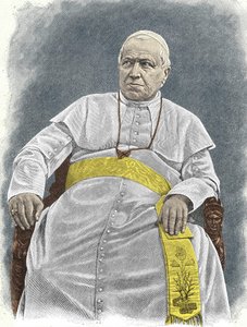 Porträt von Pius IX. (1792 - 1878), 253. Papst (1846 - 1878) von Unknown artist