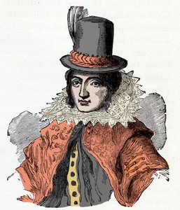 Porträt von Pocahontas (Matoaka, Amatute), später Rebecca Rolfe (ca. 1595-1617) von Unknown artist