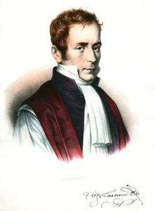 Porträt von Rene Laennec (1781-1826), französischer Arzt