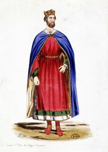 Porträt von Richard I. von England, sd. 12. Jahrhundert von Unknown artist