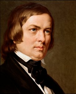 Porträt von Robert Schumann, deutscher Komponist von Unknown artist