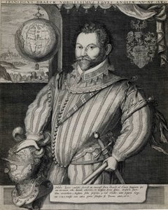 Porträt von Sir Francis Drake (ca. 1540-1596), englischer Navigator. von Unknown artist