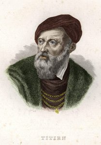 Porträt von Tiziano Vecellio (Der Tizian) (1490 - 1576)