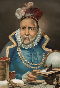 Porträt von Tycho Brahe. Dänischer Astronom und Astrologe (heute Schweden