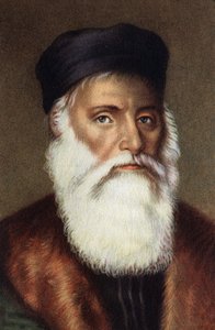 Porträt von Vasco da Gama, portugiesischer Navigator. von Unknown Artist