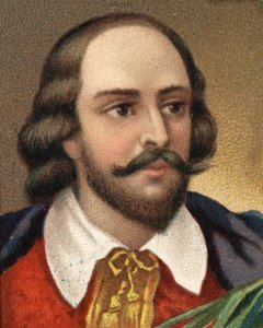 Porträt von William Shakespeare (1564-1616), englischer Schriftsteller. von Unknown artist