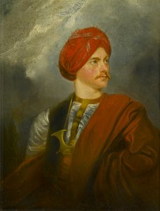 Porträt eines Mannes in orientalischem Kostüm, ca. 1835-40