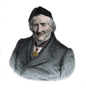 Porträt des englischen Arztes Jacques Lordat (1773-1870)