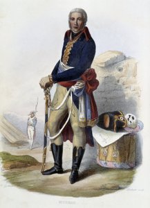 Porträt des französischen Generals Jean Victor (Jean-Victor) Moreau (1763-1813) - in „Le Plutarque français“, Ed. Mennechet, Paris von Unknown artist