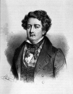 Porträt des französischen Tenors Adolphe Nourrit (1802-1839)