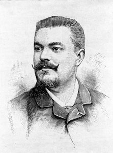 Porträt des französischen Tenors Jean Alexandre Talazac (1853 - 1892) von Unknown artist