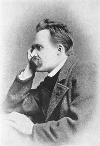 Porträt des deutschen Philosophen Friedrich Nietzsche (1844 - 1900) von Unknown artist