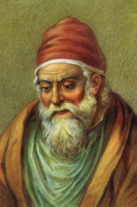 Porträt des griechischen Mathematikers Euklid. von Unknown Artist