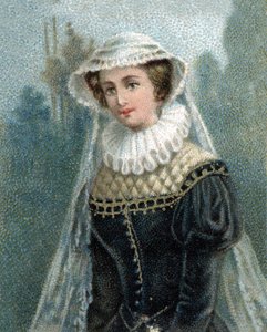 Porträt der Königin von Schottland Marie Stuart (1542-1587). von Unknown artist