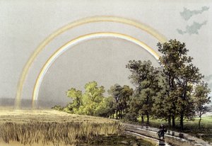 Regenbogen - in „Die Atmosphäre: Beschreibung der großen Naturphänomene“ von Camille Flammarion