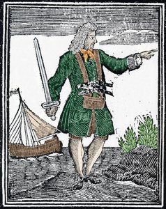Darstellung des Piraten Charles Vane