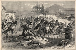 Revolution vom September 1868 in Spanien (Gloriosa): Schlacht von Alcolea in der Nähe von Córdoba (20. September).