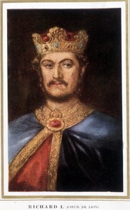 Richard I. Löwenherz - nach einer Gravur des British Museum von Unknown artist