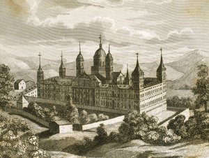 Königliches Kloster von San Lorenzo de El Escorial, Provinz Madrid, Spanien von Unknown