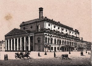 Sankt Petersburg, Russland: Blick auf das Große Theater in Sankt Petersburg von Unknown artist