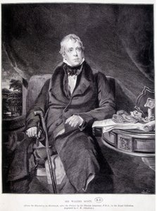 Sir John Walter Scott 1771/1832, englischer Schriftsteller und Dichter