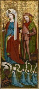 St. Katharina und St. Vitus mit Anna von Freiberg und ihren Töchtern