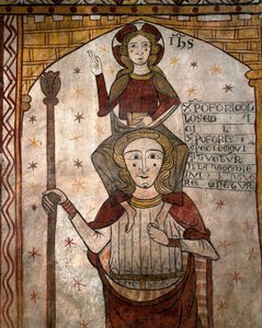 St. Christophorus trägt das Jesuskind