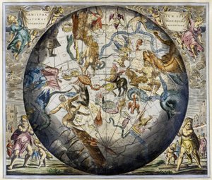 Sterne und Tierkreiszeichen von Unknown artist