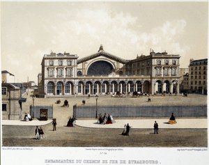 Bahnhof Straßburg (heute Gare de l