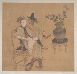 Tartaroffizier mit blonder Dame