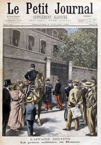 Die Dreyfus-Affäre: das Militärgefängnis von Rennes - in „Le Petite Journal“ vom 09.07.1899 von Unknown artist
