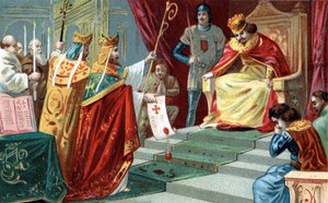 Die Exkommunikation von König Robert II. dem Frommen (ca. 970-1031), König von Frankreich, im Jahr 997