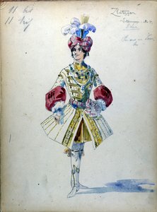 Pique Dame: Oper komponiert 1890 von Pjotr Iljitsch Tschaikowski von Unknown artist