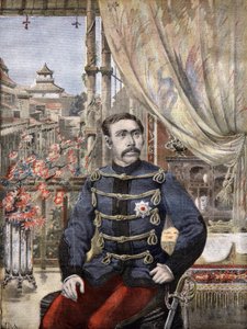 Der Marschall Aritomo Yamagata (1838-1922) im Jahr 1896