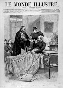 Der Papst gibt Zar Alexander III. die Kommunion. „The Illustrated World“. 10.11.1894.