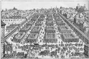 Der Jahrmarkt von Saint Germain im 17. Jahrhundert von Unknown artist