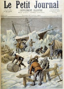Die Wellman-Polar-Expedition: Lager auf dem Eis, „Le Petit Journal“, 27.08.1894