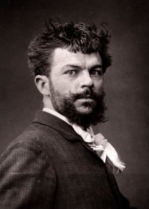 Der Künstler Georges Haquette porträtiert anlässlich des Salons von Paris 1883