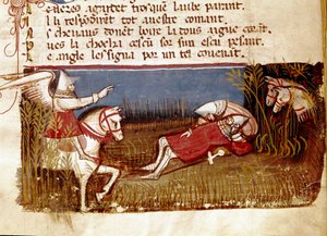 Der Tod des Ritters Roland in der Schlacht von Roncevaux, 778 von Unknown artist