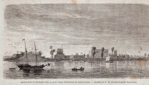 Das ehemalige Fort von Richard-Toll von Unknown artist