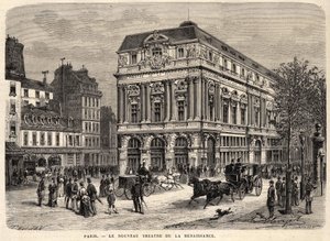 Das neue Renaissance-Theater in Paris im Jahr 1873