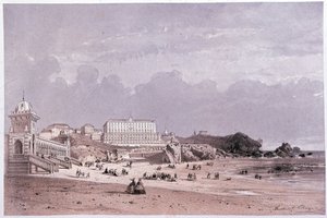Die neuen Bäder der Küste der Narren und das Casino in Biarritz, 19. Jahrhundert