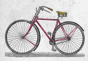 Das pneumatische Fahrrad, die Erfindung der Gummireifen durch den Engländer John Boyd Dunlop stammt aus dem Jahr 1888.