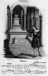Die Sängerin Giuditta Pasta (1797-1865) interpretiert Romeo in „Giulietta e Romeo“ von Nicola Antonio Zingarelli (1752-1837)