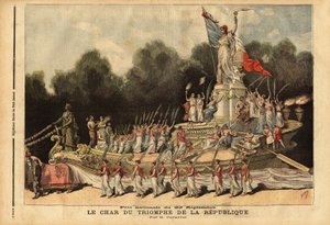 Der Triumphwagen der Republik von Unknown artist