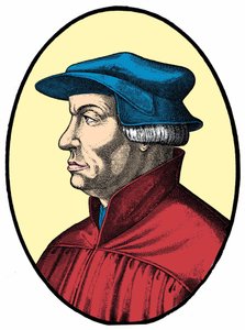 Ulrich Zwingli, Schweizer Reformator von Unknown artist