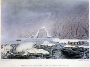 Blick auf Cape Barrow - in „Narrative of a Journey to the Shores of the Polar Sea in the Years 1819-1821“ von John Franklin, ed. London von Unknown artist