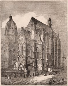 Ansicht des Aachener Doms, Nordrhein-Westfalen, Deutschland