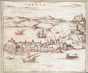 Ansicht der Stadt Ceuta