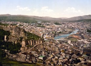 Ansicht von Tiflis, Hauptstadt der Republik Georgien